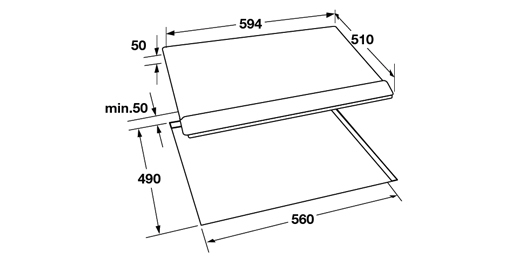 Samsung GN641FDXD1 hob – image 4