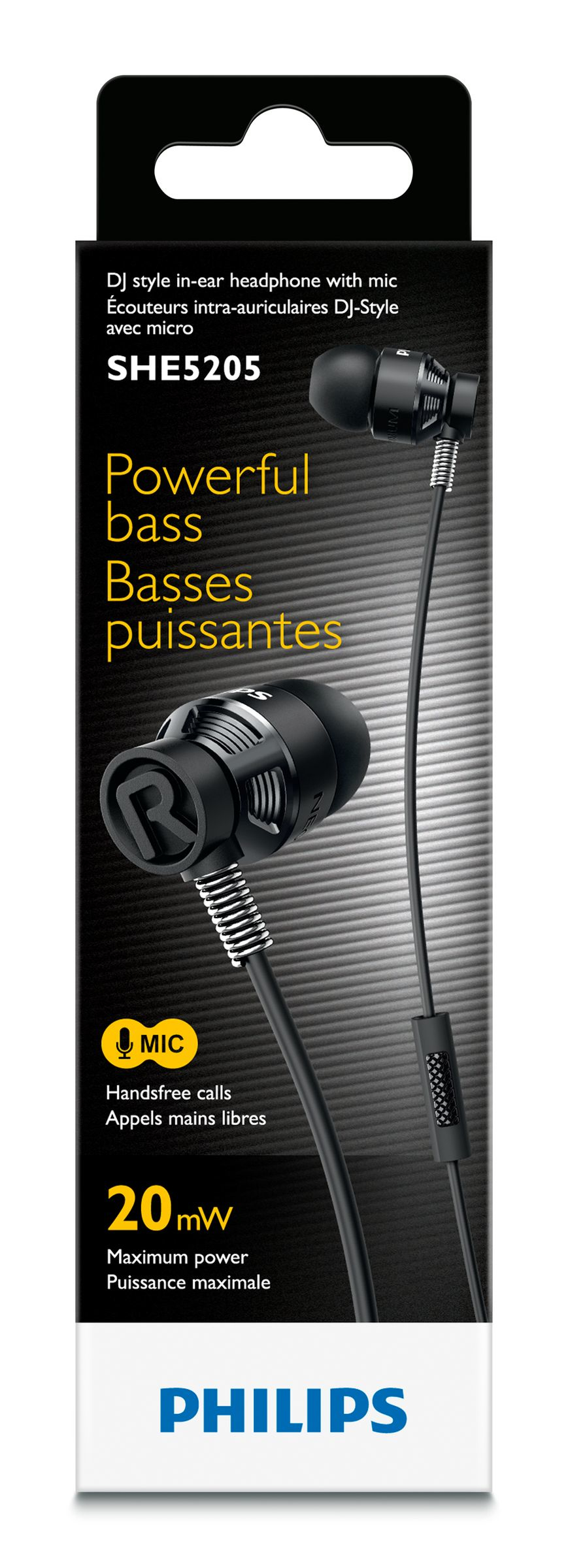 Philips Headphones with mic SHE5205BK/00 – image 2