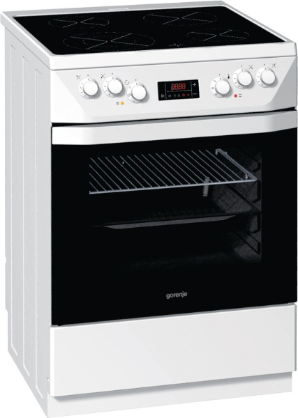 Gorenje EC65320BW cooker Freestanding cooker Electric Ceramic hob White
