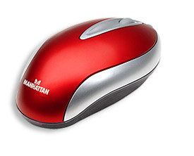 Manhattan 171854 mouse Office USB Type-A Optical 800 DPI
