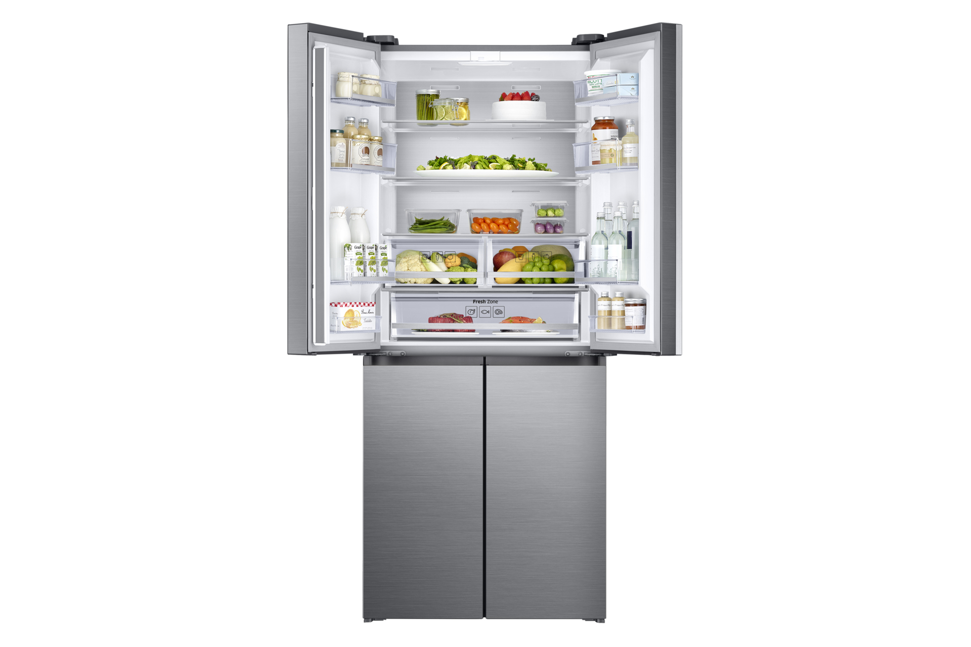 Samsung Series 8 RF50K5960S8/EU French Style Fridge Freezer with Cool Select+ - Inox – image 5