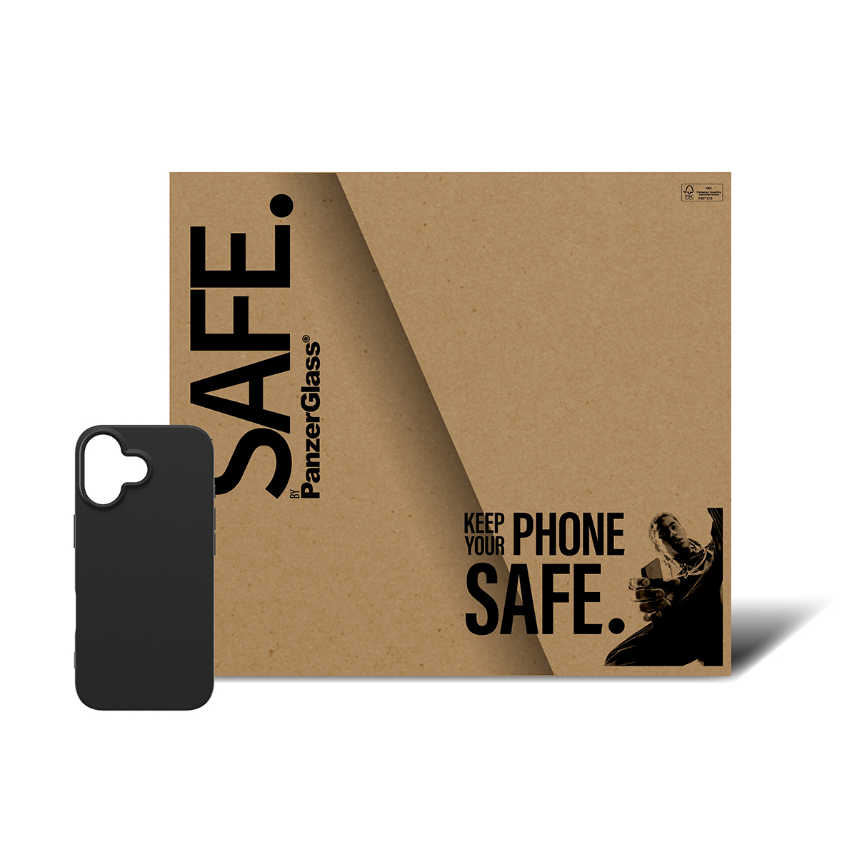 PanzerGlass SAFE. by PanzerGlass® TPU Case Black iPhone 17 | Bulk – image 2