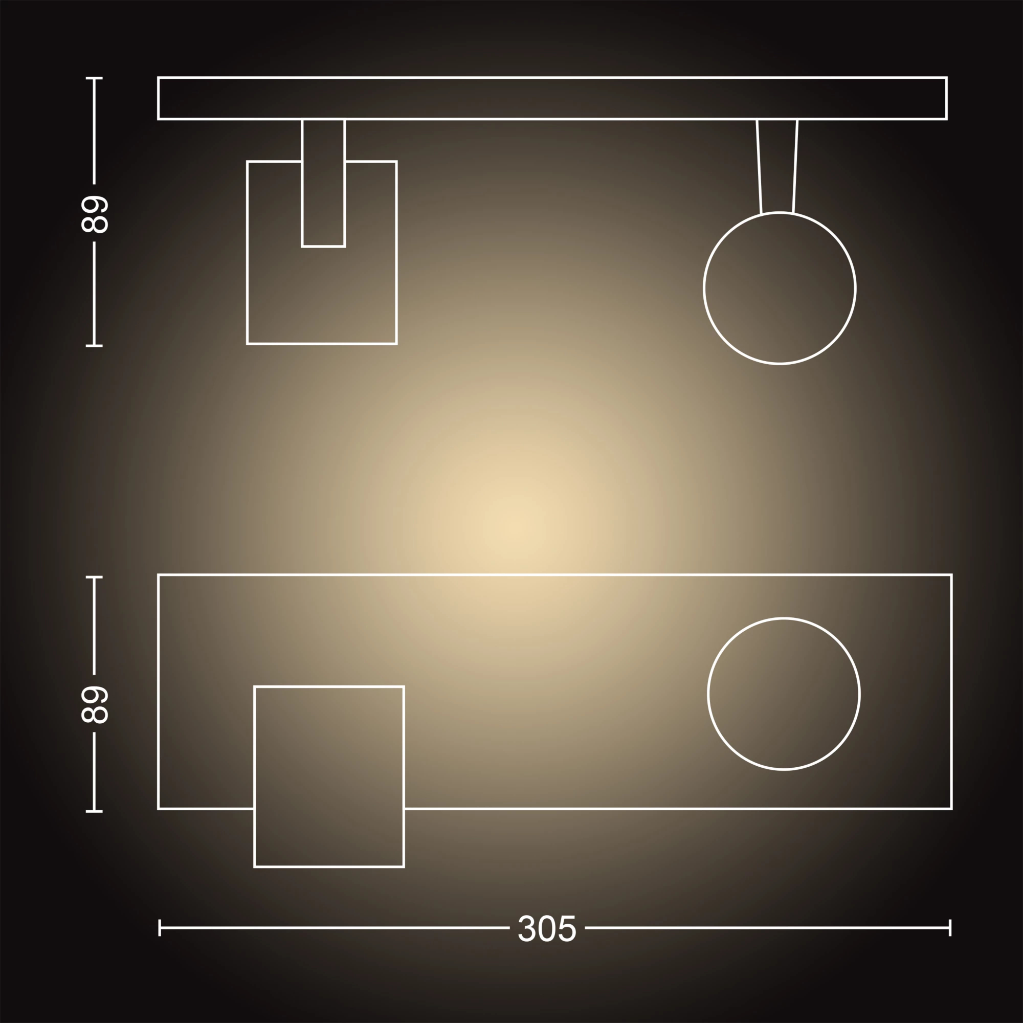 Philips by Signify Philips Hue White ambience Runner double spotlight – image 3