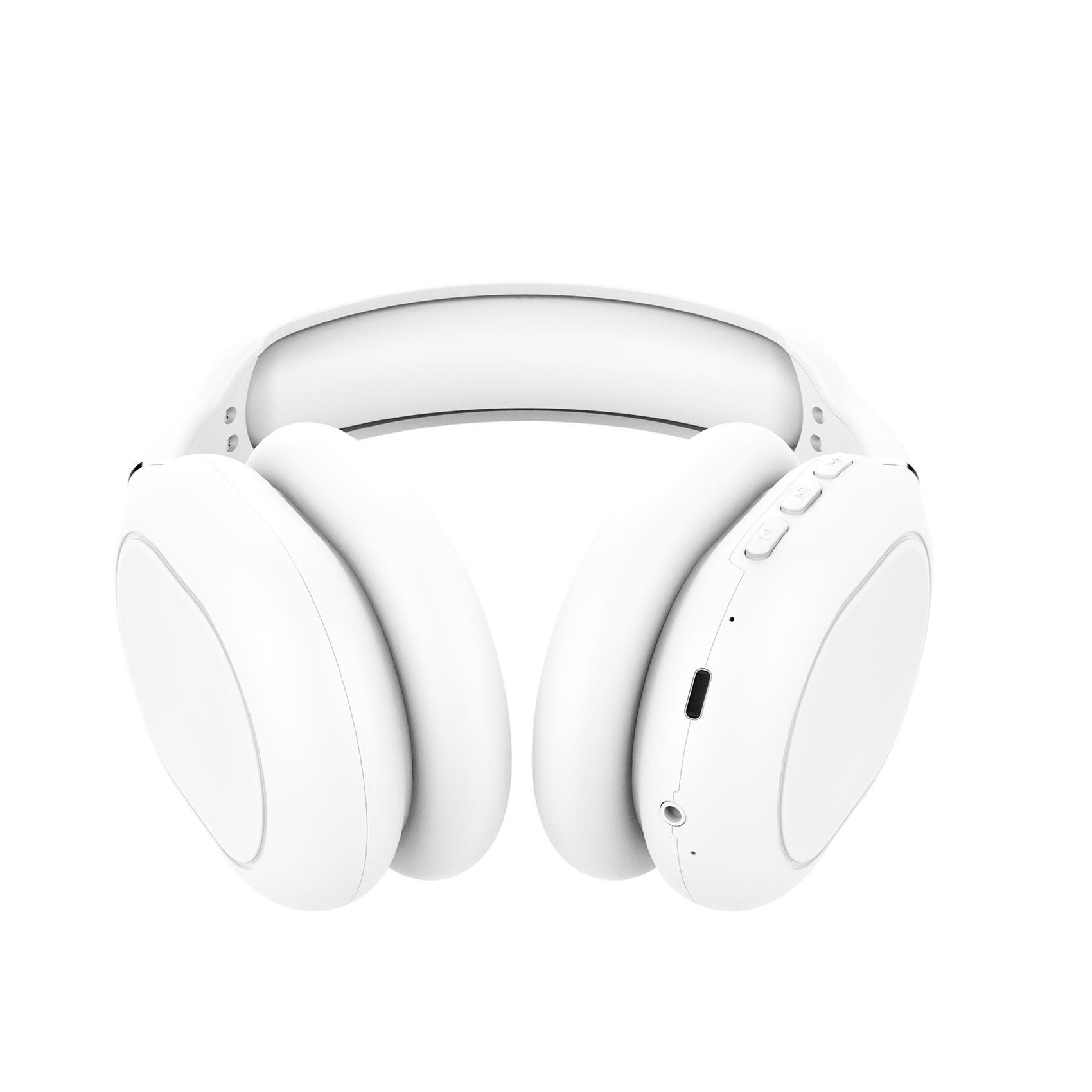 Celly HyperBeat Headset Wired & Wireless Head-band Calls/Music USB Type-C Bluetooth White – image 2