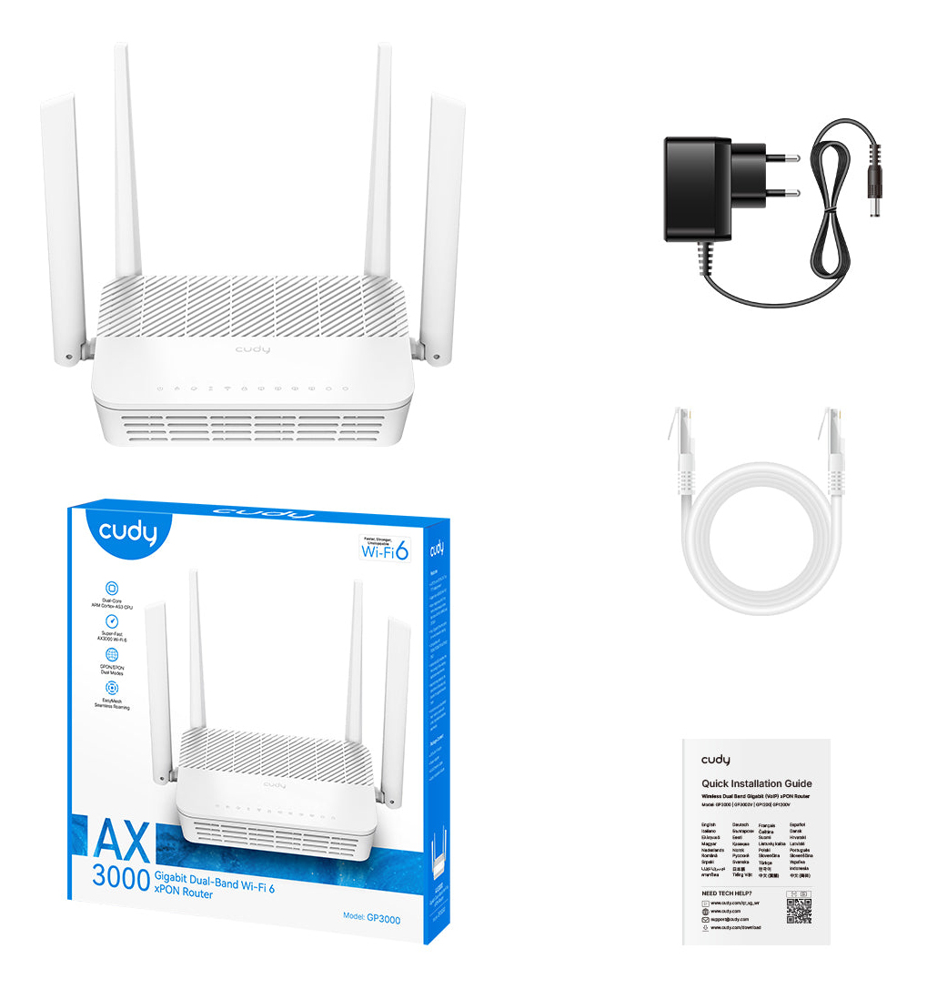 Cudy AX3000 Wi-Fi 6 GPON Router GP3000 – image 5