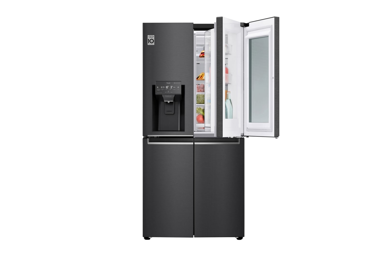 LG GMX844MCBF side-by-side refrigerator Freestanding – image 4