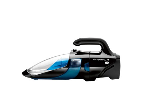 Rowenta AC9125 handheld vacuum Black, Blue, Transparent Bagless