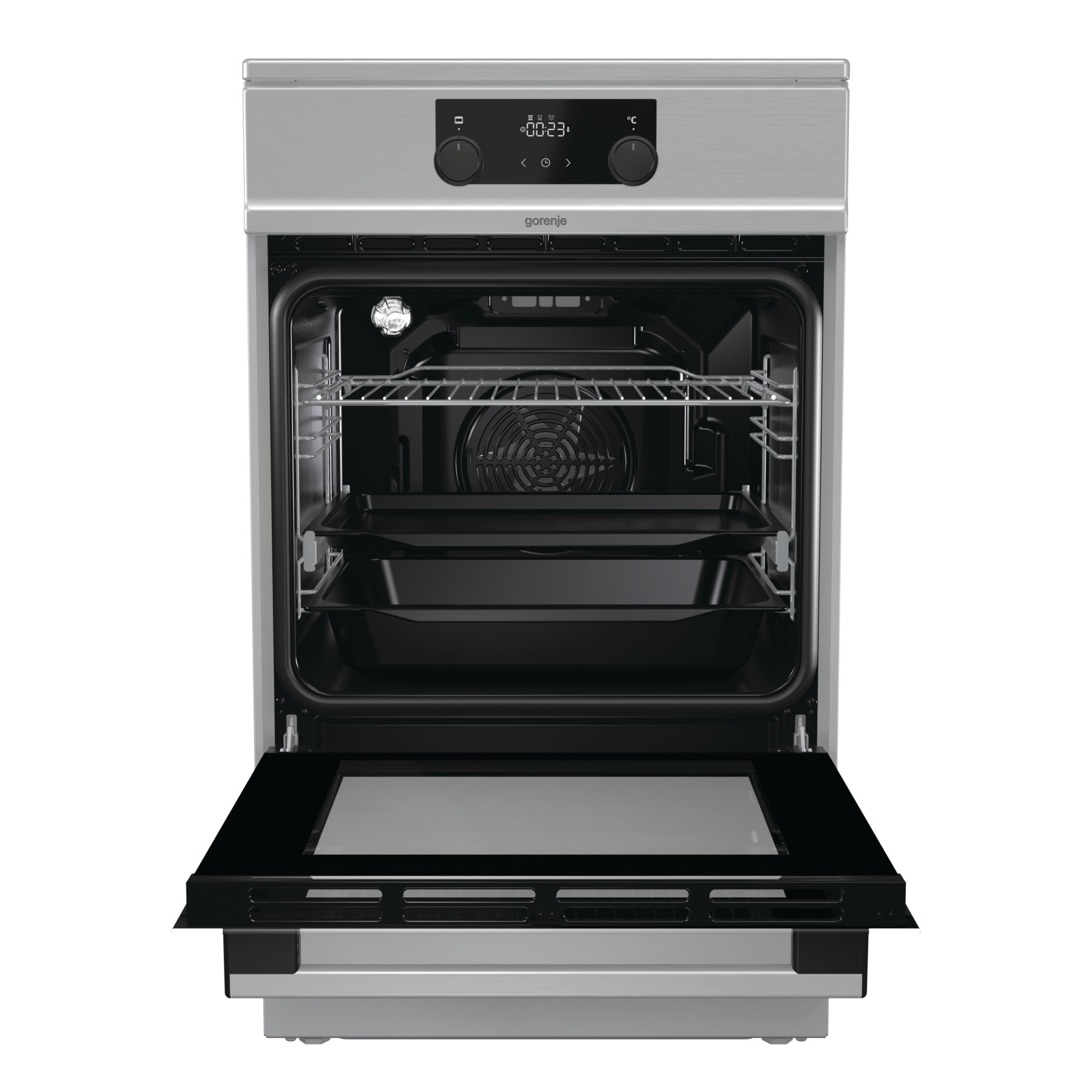 Gorenje EIT5355XPG cooker Freestanding cooker Electric Zone induction hob Stainless steel – image 4