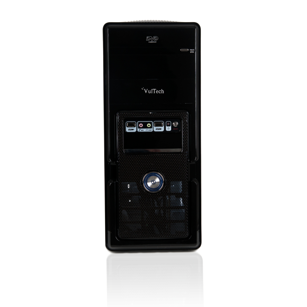 Vultech GS-2681 computer case Midi Tower Black, Transparent – image 3