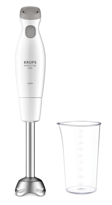 Krups HZ4511 0.8 L Immersion blender 450 W Grey, White