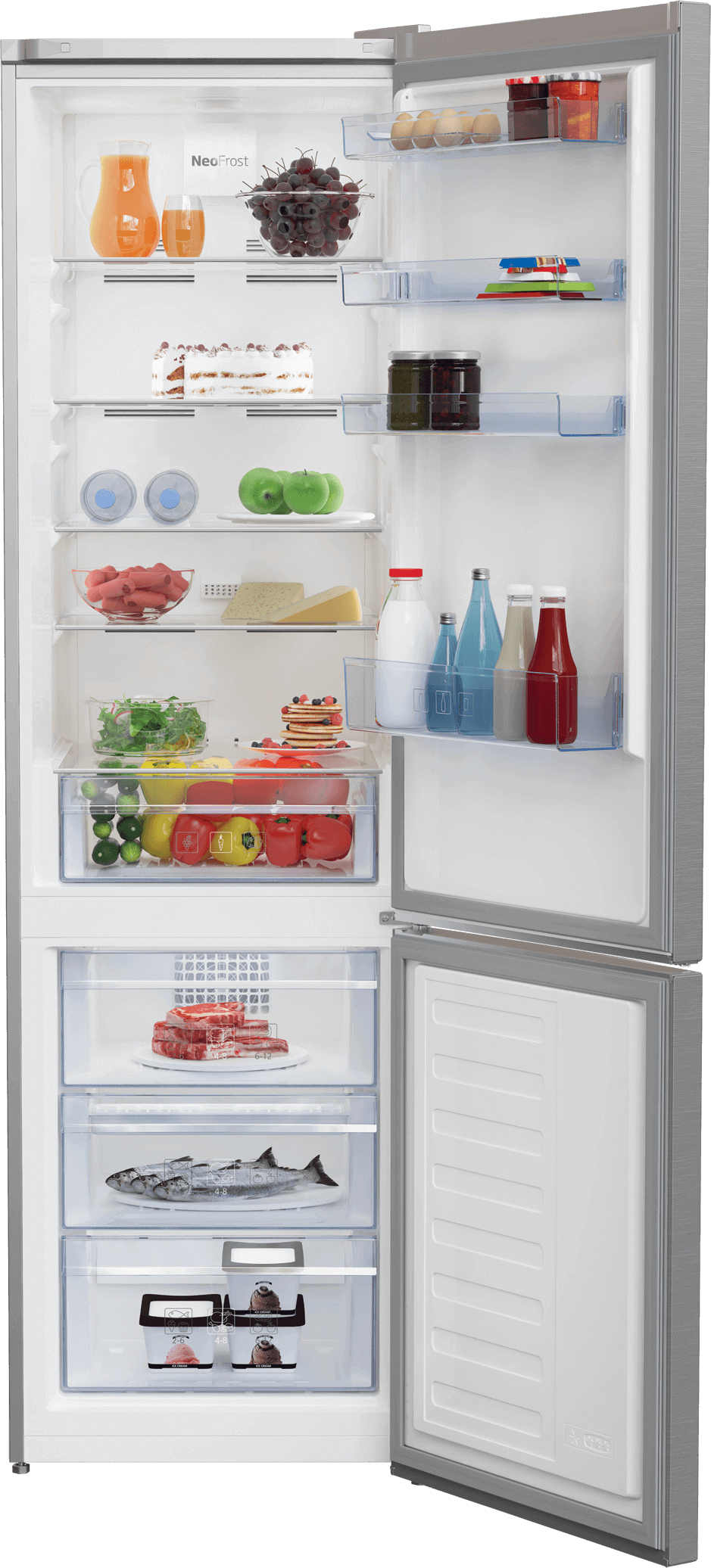 Beko RCNA406K30XB fridge-freezer Freestanding – image 3