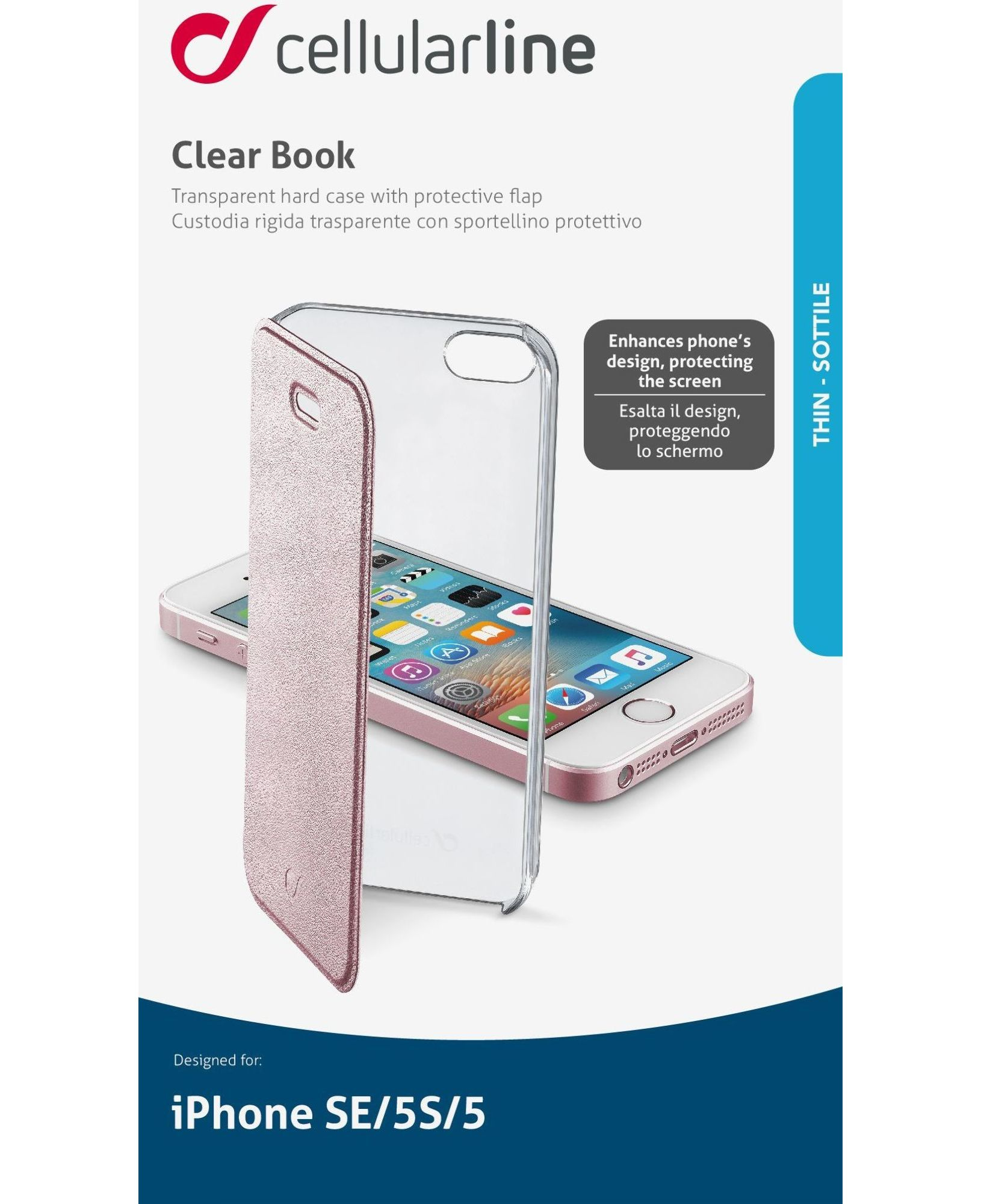 Cellularline Clear Book - iPhone SE/5S/5 – image 8