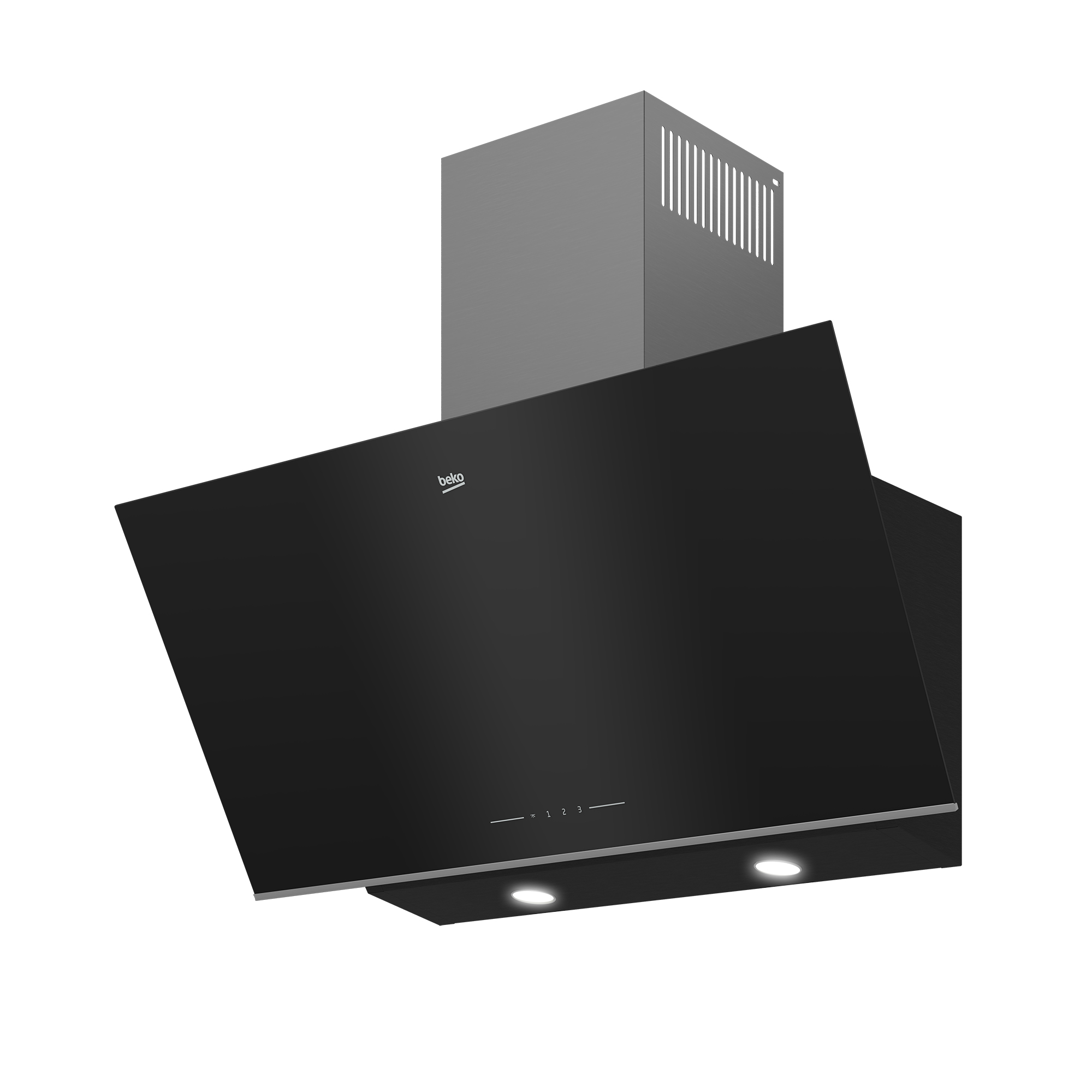 Beko BHCA94640BH cooker hood Wall-mounted Black 623 m³/h – image 2