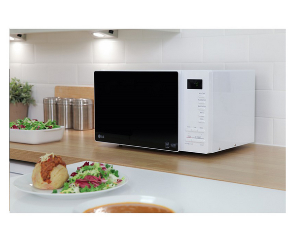 LG MS2354JAS microwave White Countertop – image 1