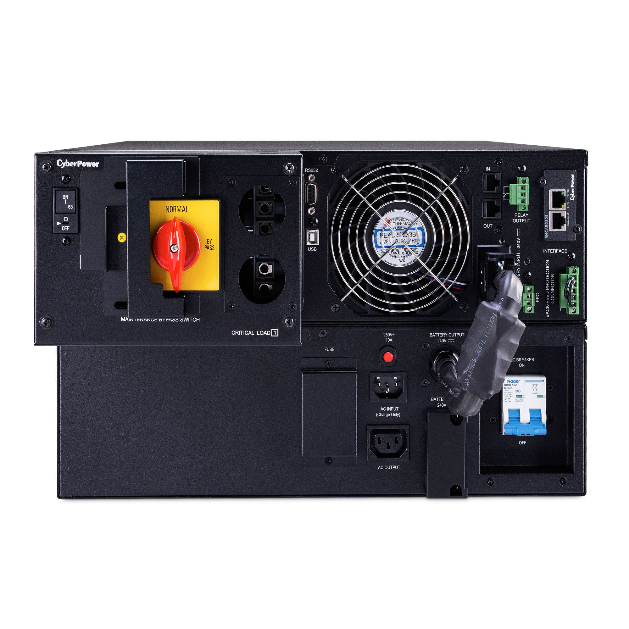 CyberPower OL8KRTHW uninterruptible power supply (UPS) Double-conversion (Online) 8 kVA – image 3