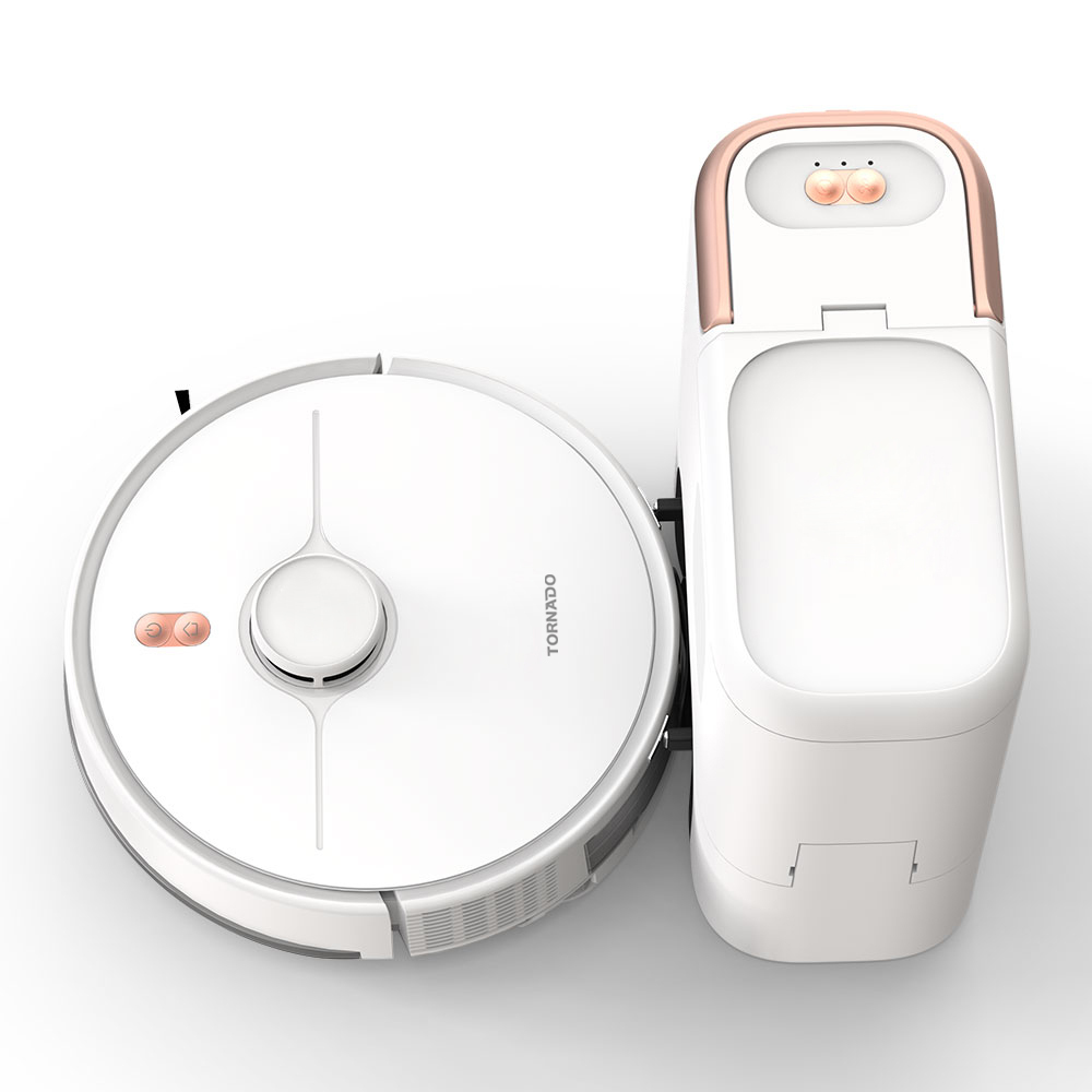TORNADO VCRMCWC6 5-in-1 Pet Robot Vacuum with Self-Emptying Base, Laser Navigation & Grooming Kit – image 9