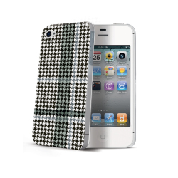 Celly PDPCOVIPH4BK mobile phone case Cover Black, White