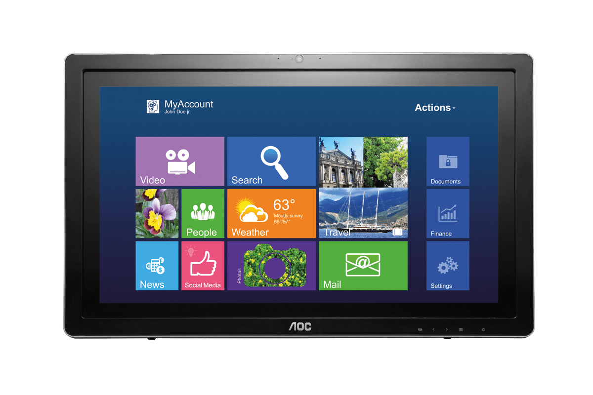 AOC I2272PWHUT/BK computer monitor – image 5