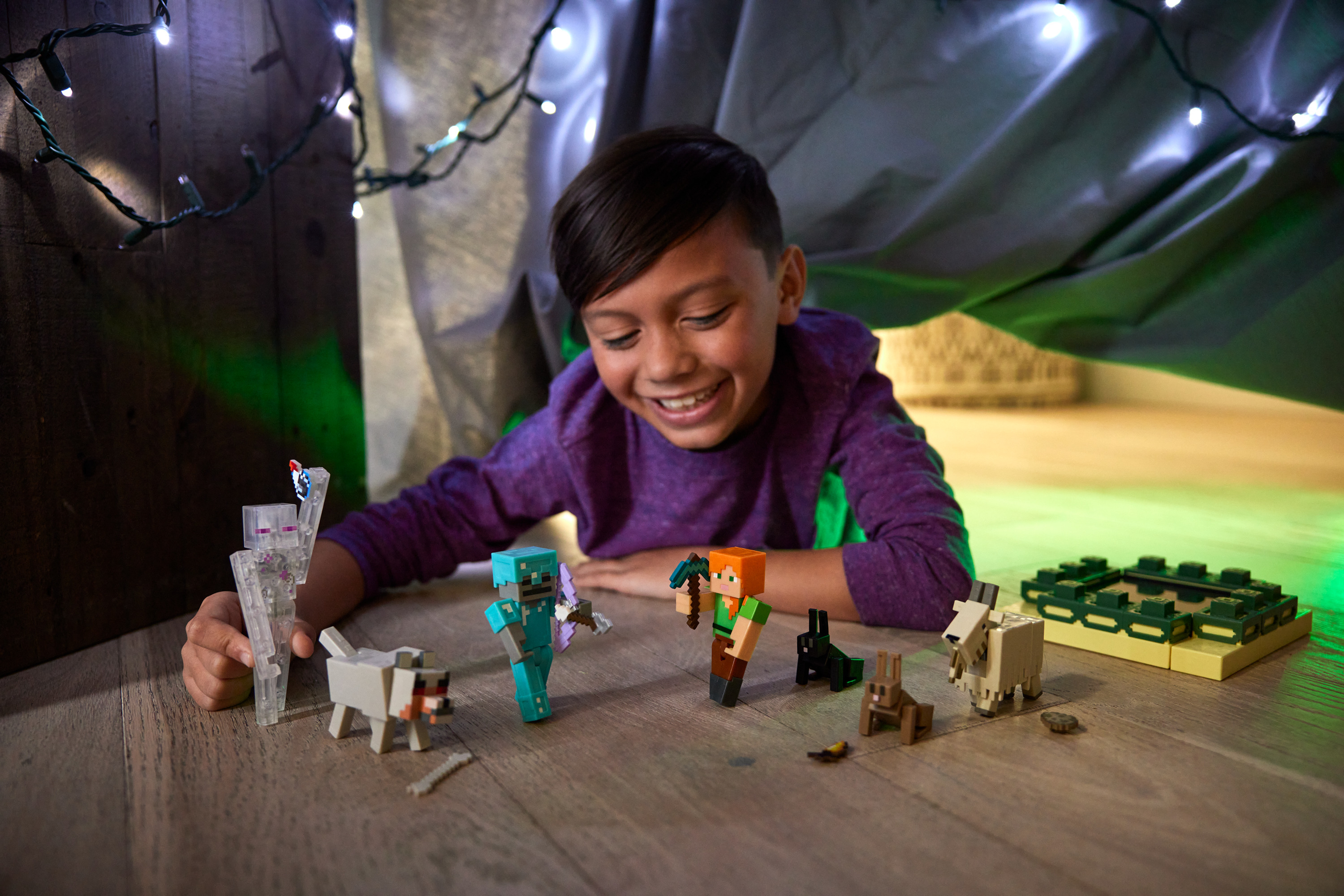Minecraft Craft-A-Block Figuren