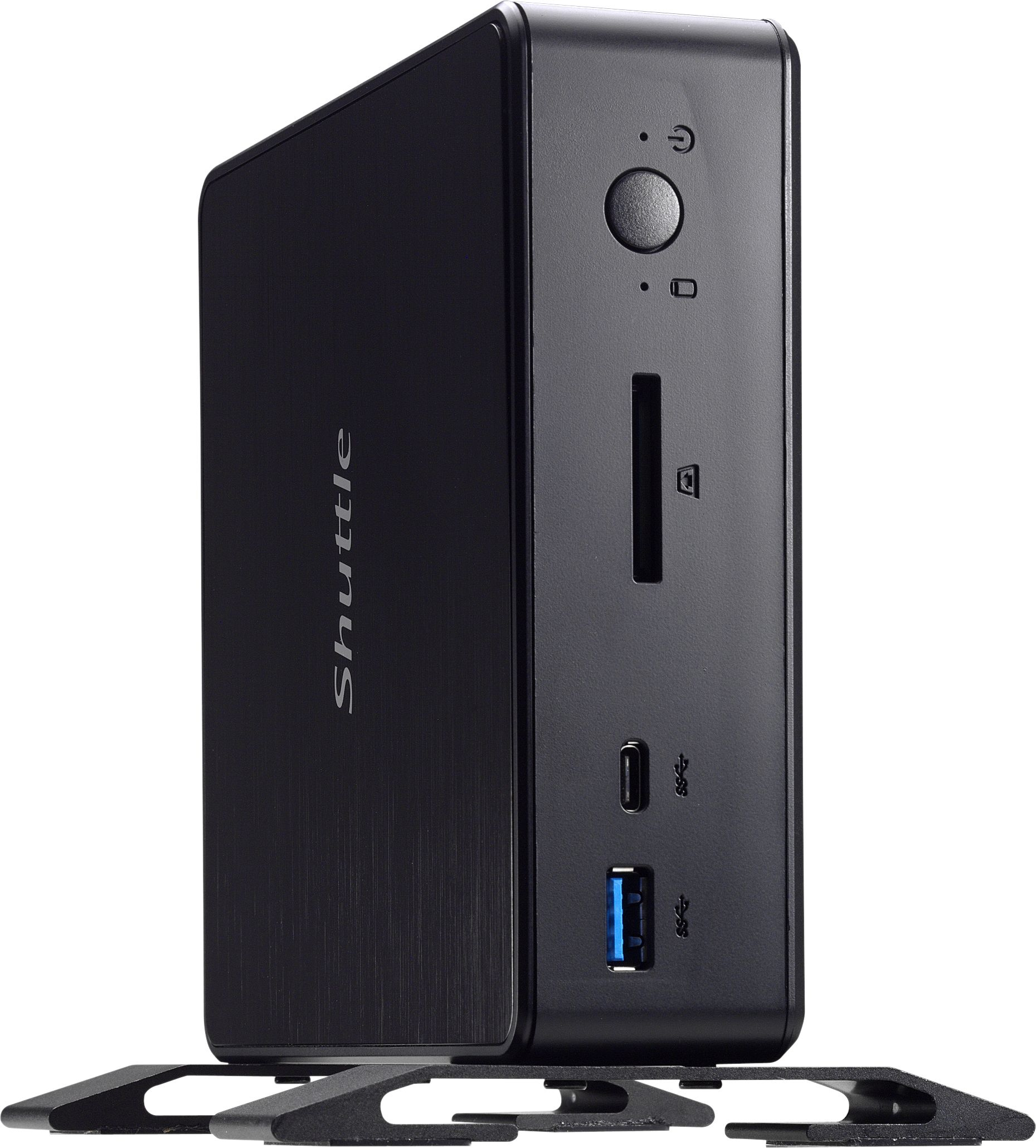 Shuttle Nano PC NC10U , Intel Celeron 4205U, 1x HDMI, 1x DP, 1x 2.5″ bay, 1x M.2, 1x LAN, 1x COM, Wifi, 24/7 permanent operation, incl. VESA & Stand image 13