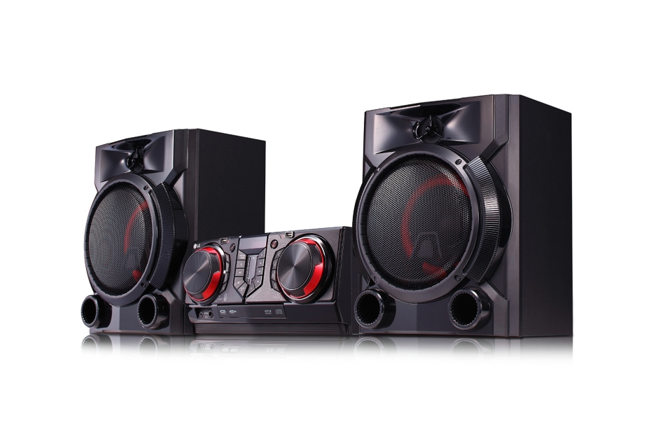 LG CJ65 home audio system Home audio mini system Black, Red – image 7