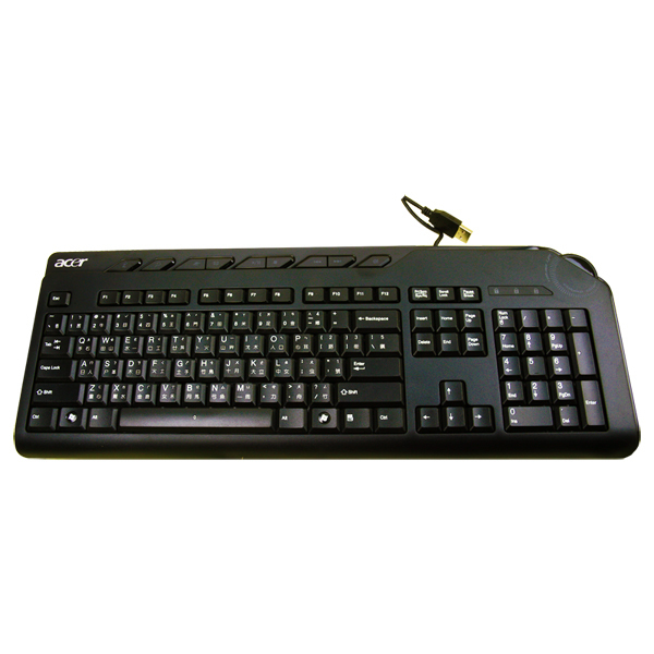 Acer KB.USB0B.068 keyboard USB QWERTY Russian Black