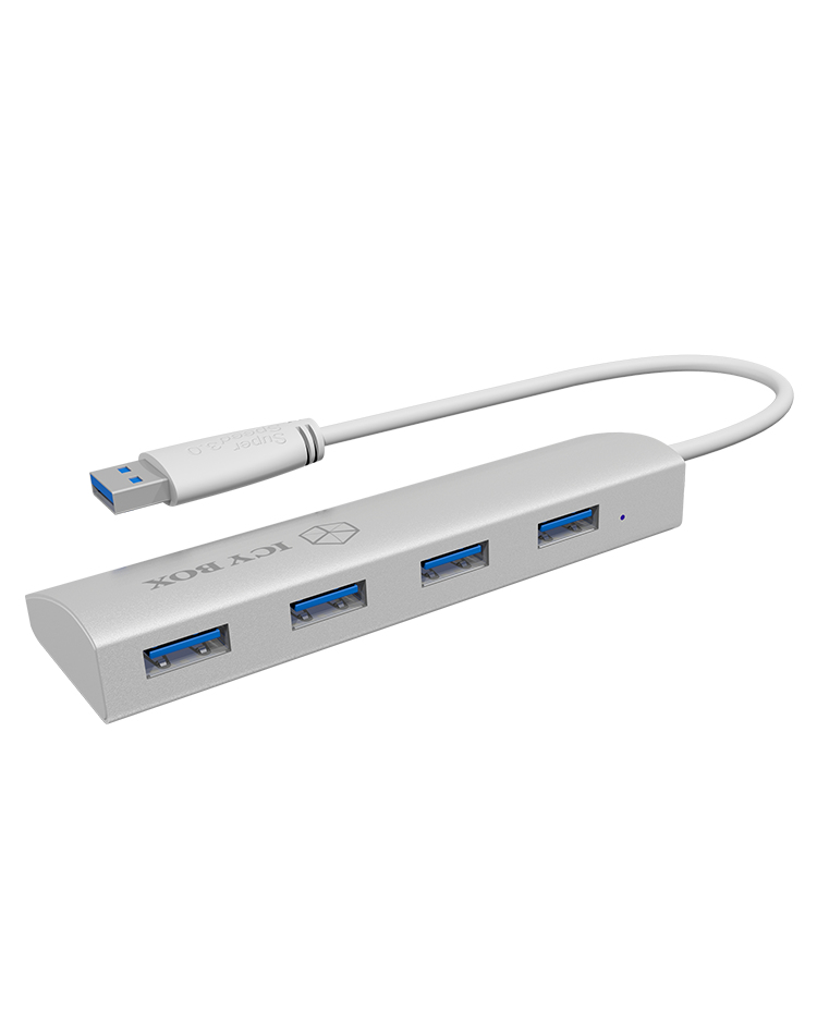 ICY BOX IB-AC6401 USB 3.2 Gen 1 (3.1 Gen 1) Type-A 5000 Mbit/s Silver – image 2