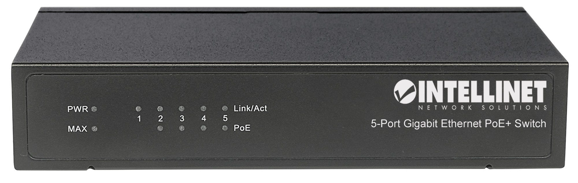 Intellinet 5-Port Gigabit Ethernet PoE+ Switch, 4 x PSE Ports, IEEE 802.3at/af Power over Ethernet (PoE+/PoE) Compliant – image 3