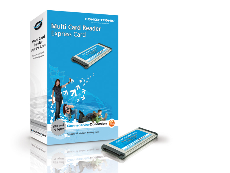 Conceptronic Multi Card Reader Express Card – image 5