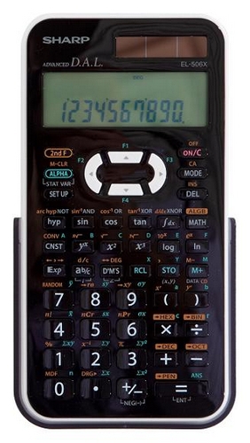 Sharp EL-506XBWH calculator Pocket Scientific Black, White