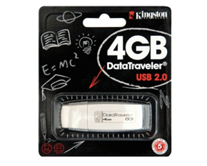 Kingston Technology 4GB (G3) Back to School