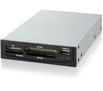 Equip USB 2.0 Card Reader int. 3.5" + USB Port
