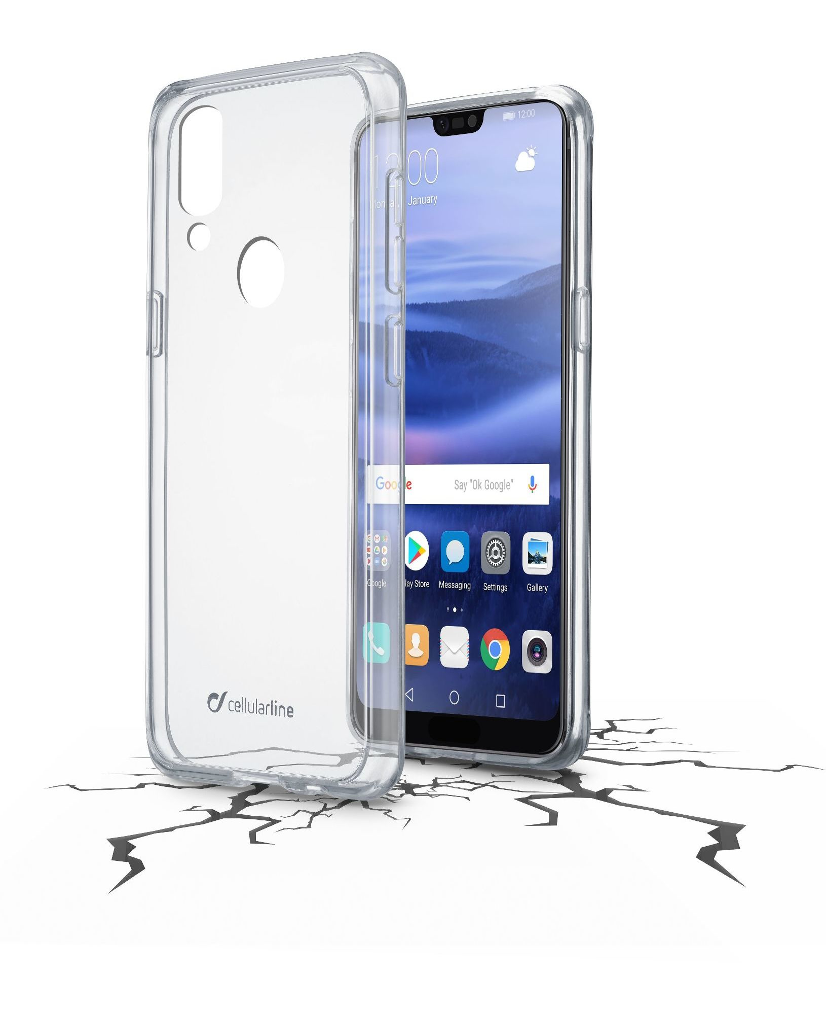 Cellularline Clear Duo - P20 Lite