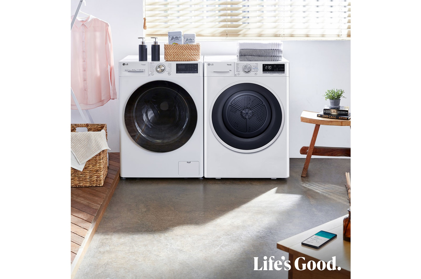LG RH90V5AV6N tumble dryer Freestanding Front-load – image 3