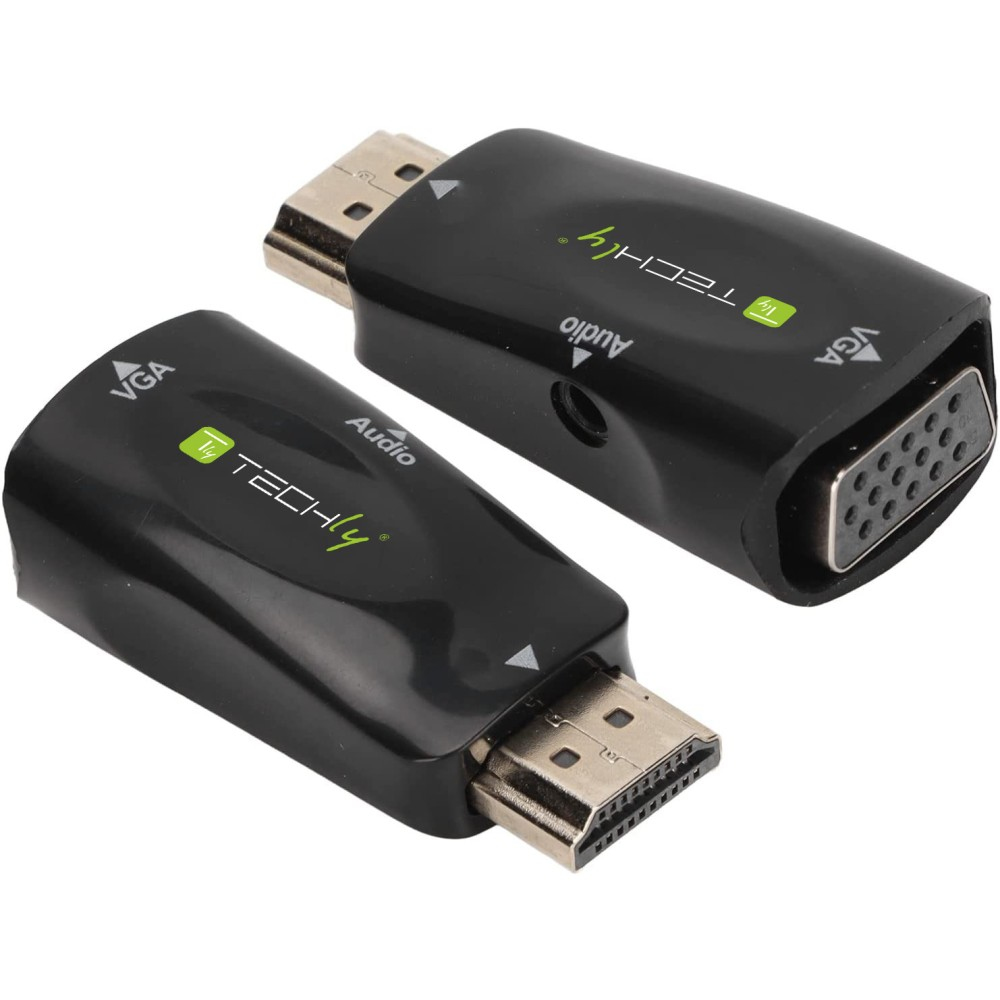 Techly IDATA HDMI-VGA2MABT2 convertitore video Convertitore video passivo 1920 x 1080 Pixel