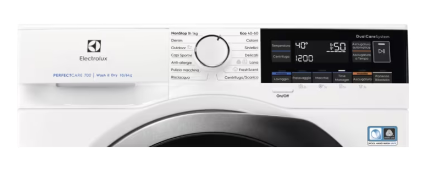 Electrolux EW7W16B6 washer dryer Freestanding Front-load White – image 2