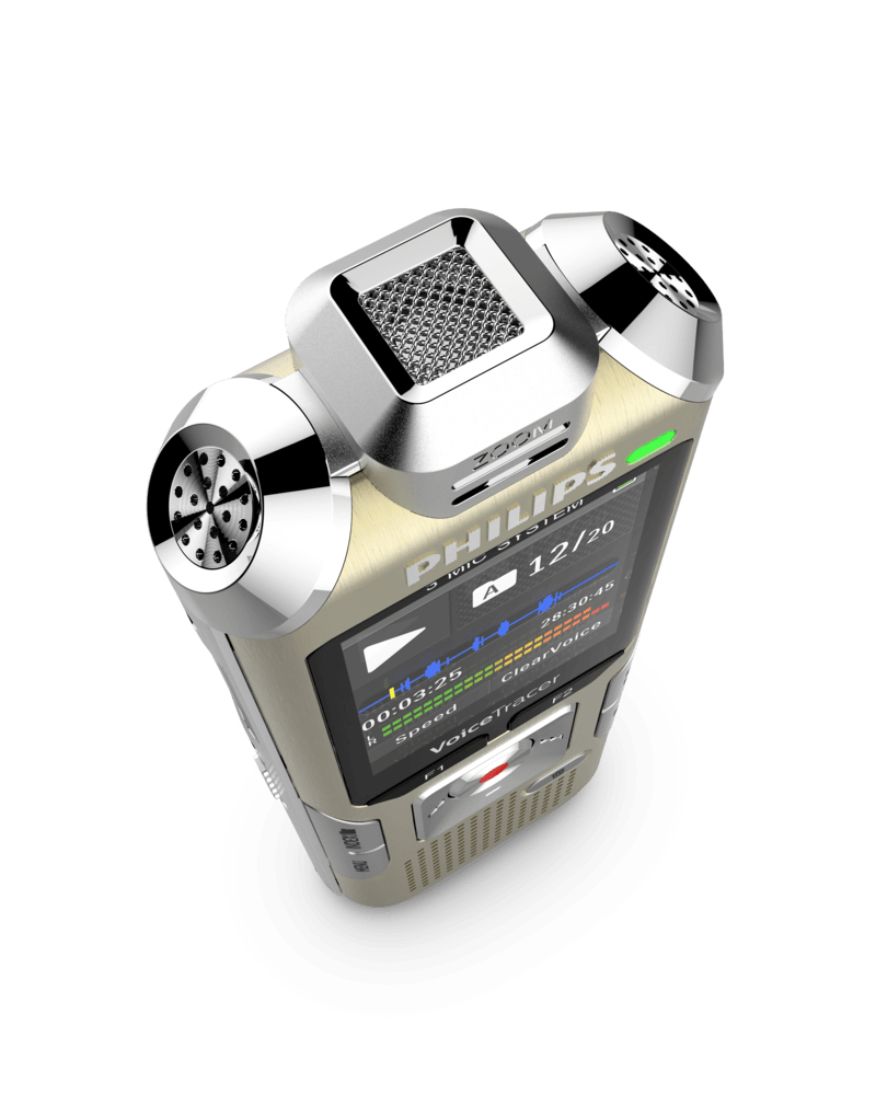 Philips Voice Tracer DVT6510 Internal memory & flash card Champagne, Silver – image 6