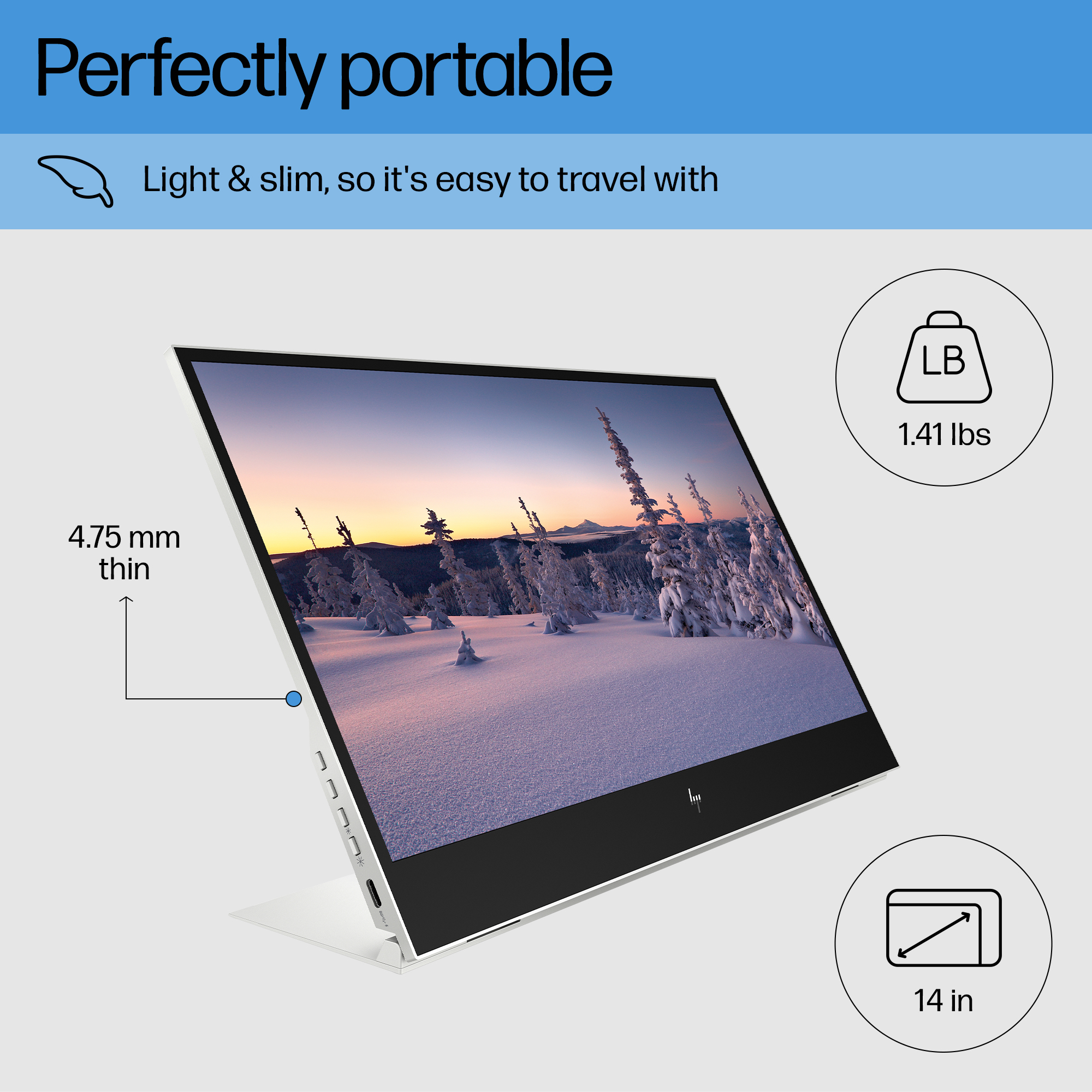 HP Clone of HP E14 G4 Portable Monitor 1B065AT – image 4