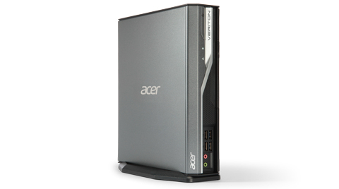Acer Veriton VL4620G-UG212X Intel Pentium G G2130 4 GB DDR3-SDRAM 500 GB HDD Windows 8 Pro PC Black, Silver image 1