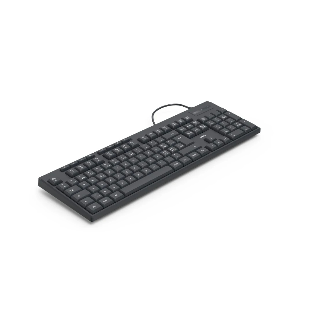 Hama CK-200 keyboard Home/Office USB QWERTZ Swiss Black – image 4