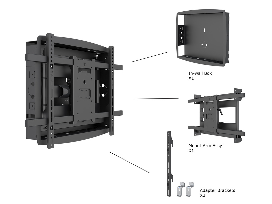 Multibrackets M Recessed Full Motion Flexarm – image 8