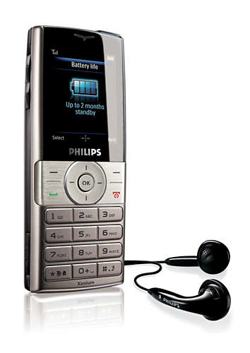 Philips Xenium CT9A9KBRN/00 mobile phone