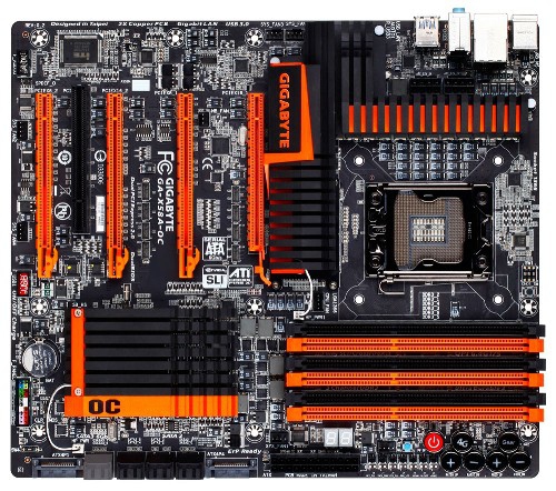 GIGABYTE GA-X58A-OC motherboard Intel® X58 Socket B (LGA 1366) ATX – image 1