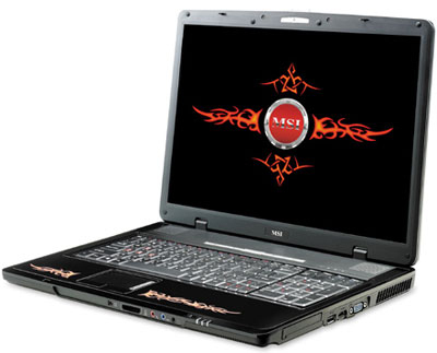 MSI MegaBook GX700P-020NL, 160 GB, Black