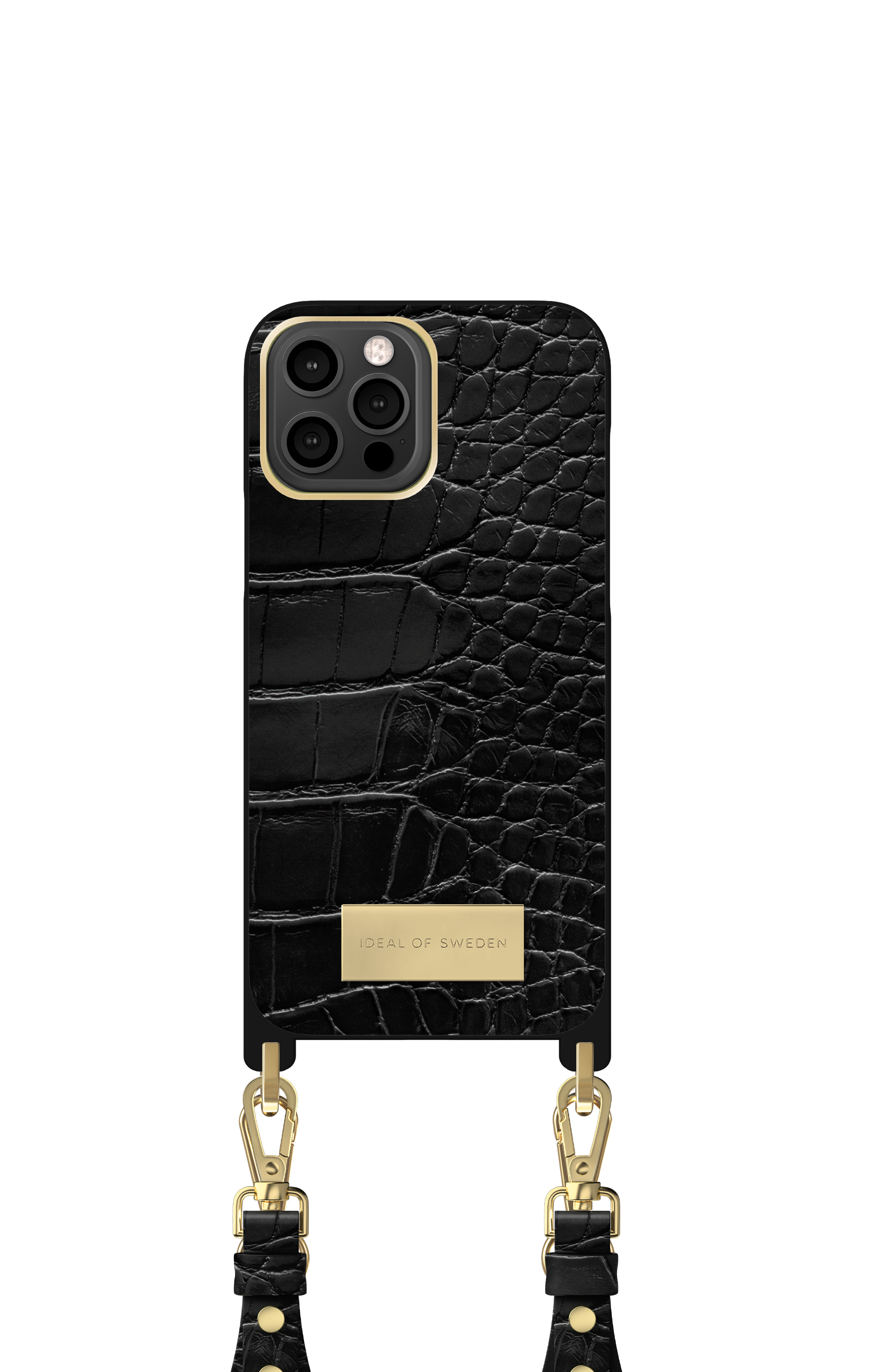 iDeal of Sweden Atelier Necklace iPhone 12PM/13PM Black Croco – image 5