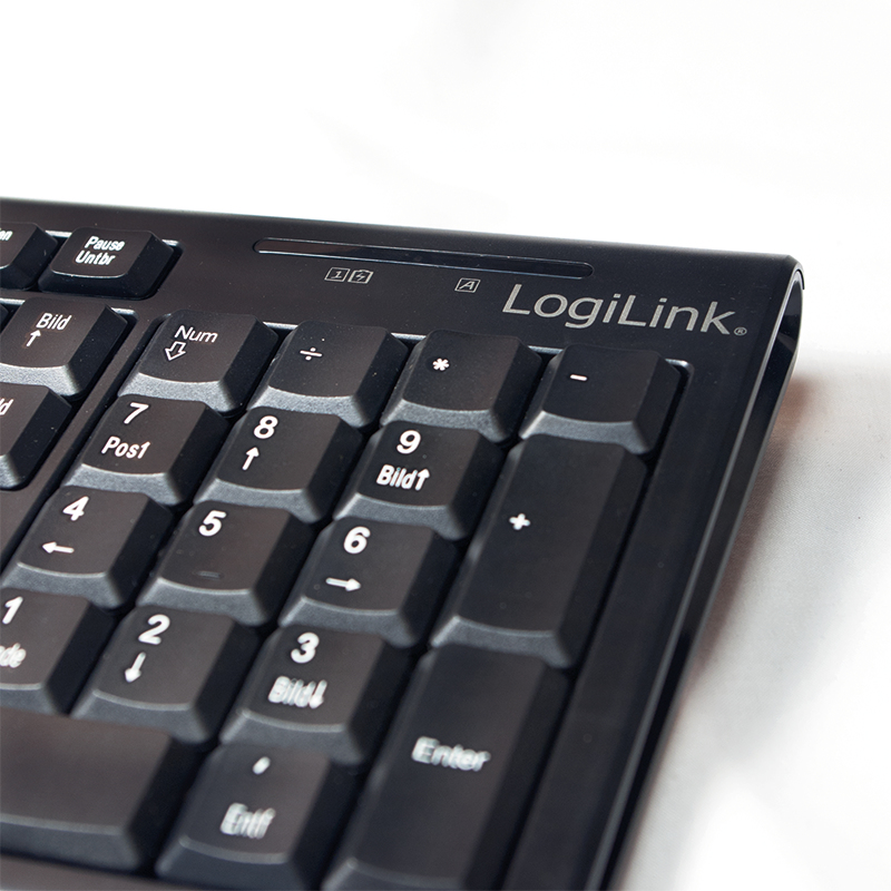 LogiLink ID0104 keyboard Mouse included Office RF Wireless QWERTZ Black – image 7
