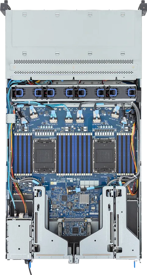 GIGABYTE R283-S91-AAJ2 Intel C741 LGA 4677 (Socket E) Rack (2U) Black, Steel – image 3