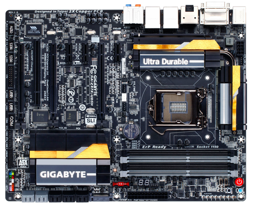 GIGABYTE GA-Z87X-UD5H motherboard Intel® Z87 LGA 1150 (Socket H3) ATX – image 2