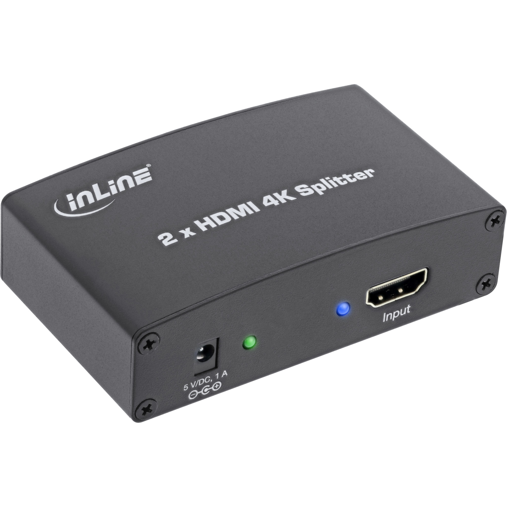 InLine HDMI Splitter/Distributor, 2-port, 4K2K compatible