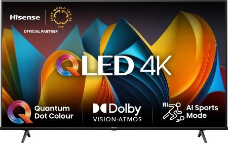 Hisense 55E77NQ 1473 cm (58") 4K Ultra HD Smart TV Wi-Fi Nero 350 cd/m